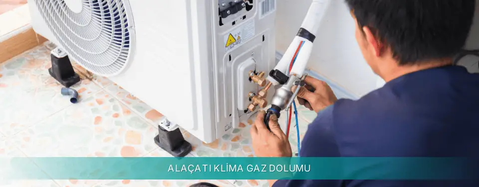 Alaçatı İlçemi Siemens Klima Gaz Dolumu